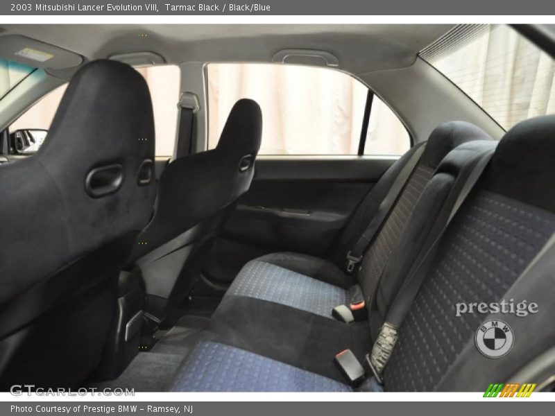 Tarmac Black / Black/Blue 2003 Mitsubishi Lancer Evolution VIII