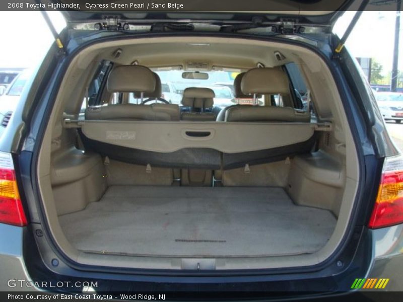 Cypress Green Pearl / Sand Beige 2008 Toyota Highlander