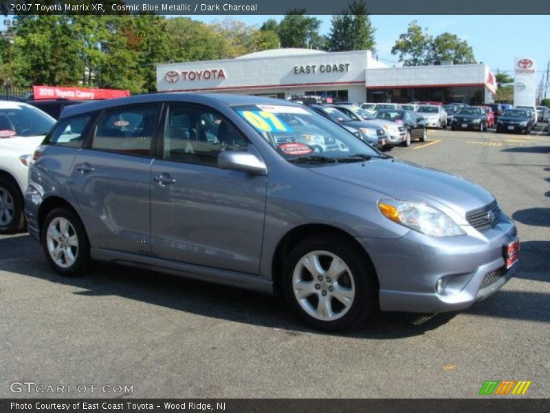 Cosmic Blue Metallic / Dark Charcoal 2007 Toyota Matrix XR