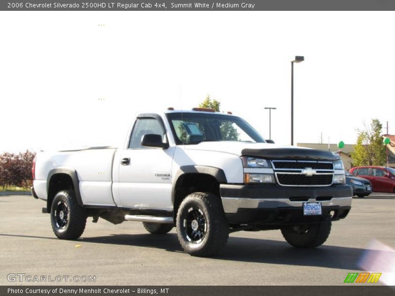 Summit White / Medium Gray 2006 Chevrolet Silverado 2500HD LT Regular Cab 4x4