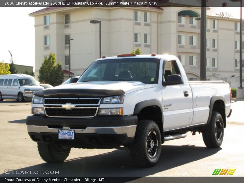 Summit White / Medium Gray 2006 Chevrolet Silverado 2500HD LT Regular Cab 4x4