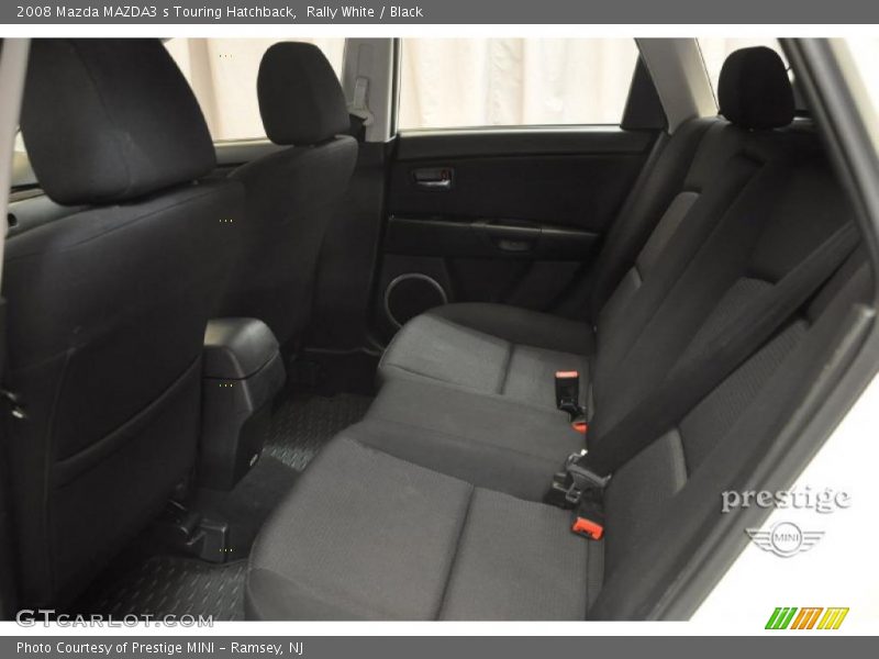Rally White / Black 2008 Mazda MAZDA3 s Touring Hatchback