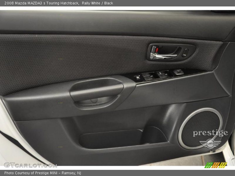 Rally White / Black 2008 Mazda MAZDA3 s Touring Hatchback