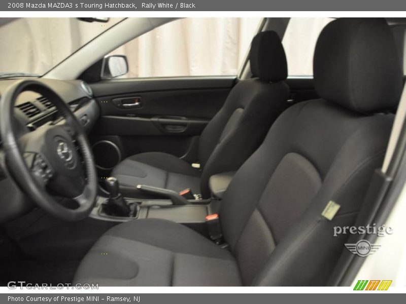 Rally White / Black 2008 Mazda MAZDA3 s Touring Hatchback