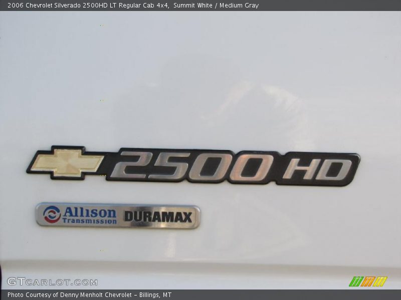 Summit White / Medium Gray 2006 Chevrolet Silverado 2500HD LT Regular Cab 4x4