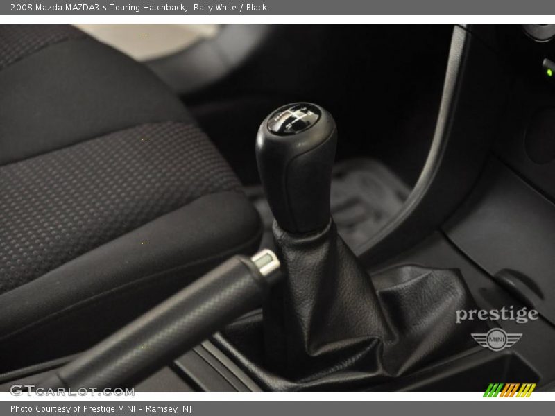 Rally White / Black 2008 Mazda MAZDA3 s Touring Hatchback