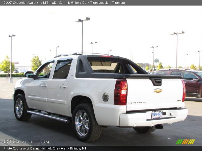 Summit White / Dark Titanium/Light Titanium 2007 Chevrolet Avalanche LTZ 4WD