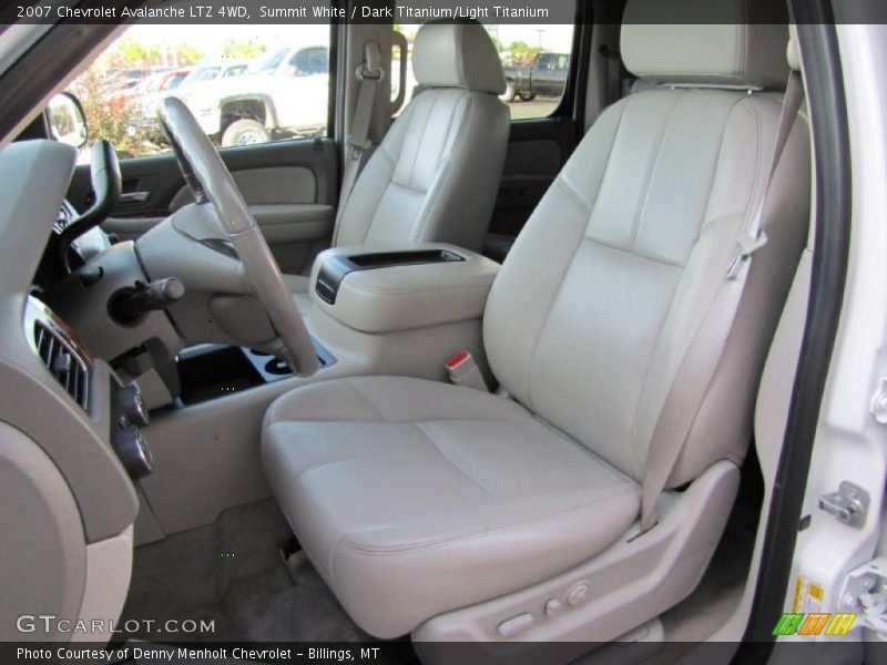 Summit White / Dark Titanium/Light Titanium 2007 Chevrolet Avalanche LTZ 4WD