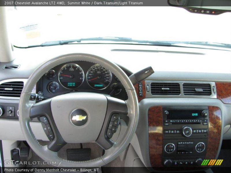 Summit White / Dark Titanium/Light Titanium 2007 Chevrolet Avalanche LTZ 4WD