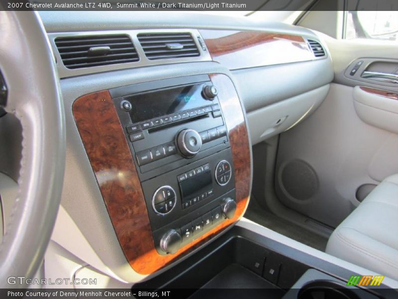 Summit White / Dark Titanium/Light Titanium 2007 Chevrolet Avalanche LTZ 4WD