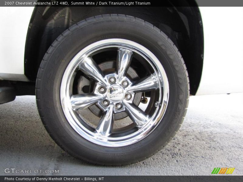 Summit White / Dark Titanium/Light Titanium 2007 Chevrolet Avalanche LTZ 4WD