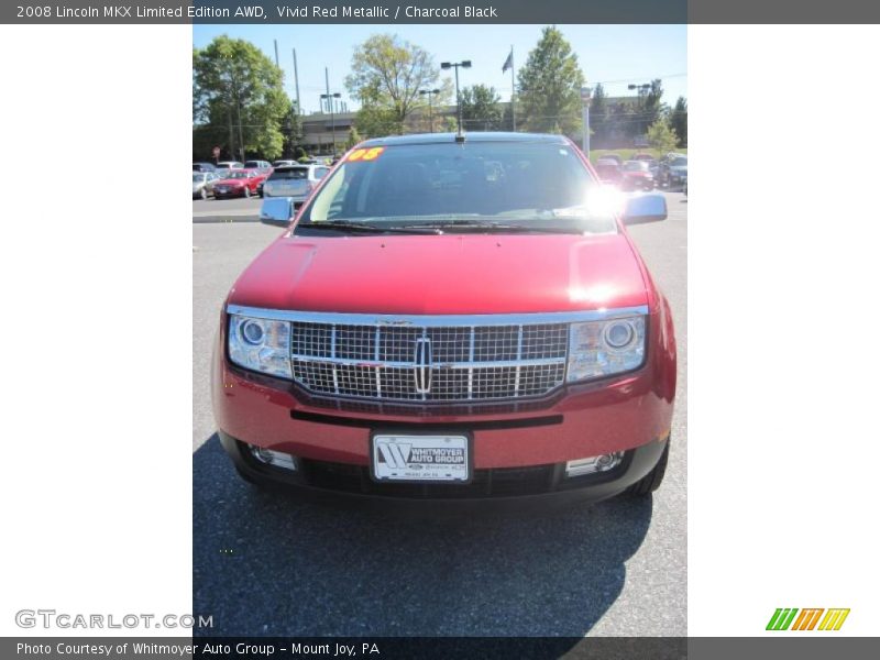 Vivid Red Metallic / Charcoal Black 2008 Lincoln MKX Limited Edition AWD