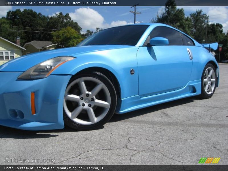 Custom Blue Pearl / Charcoal 2003 Nissan 350Z Enthusiast Coupe