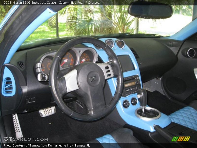 Custom Blue Pearl / Charcoal 2003 Nissan 350Z Enthusiast Coupe