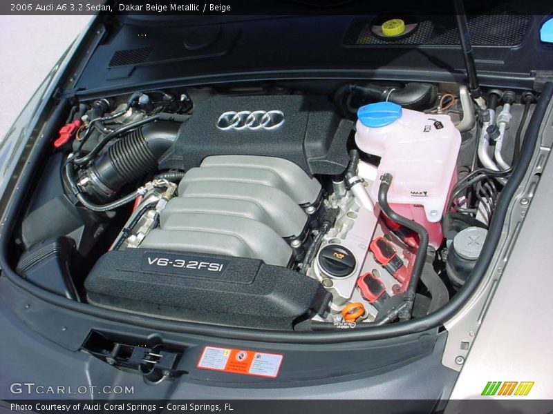 Dakar Beige Metallic / Beige 2006 Audi A6 3.2 Sedan