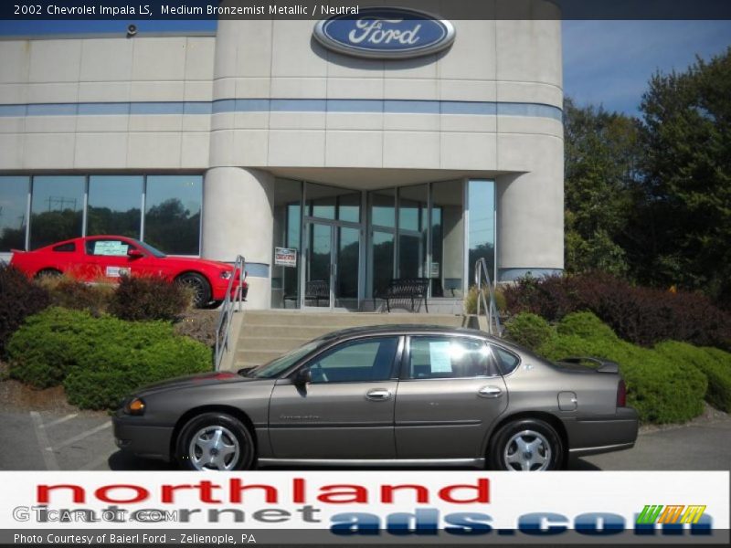 Medium Bronzemist Metallic / Neutral 2002 Chevrolet Impala LS