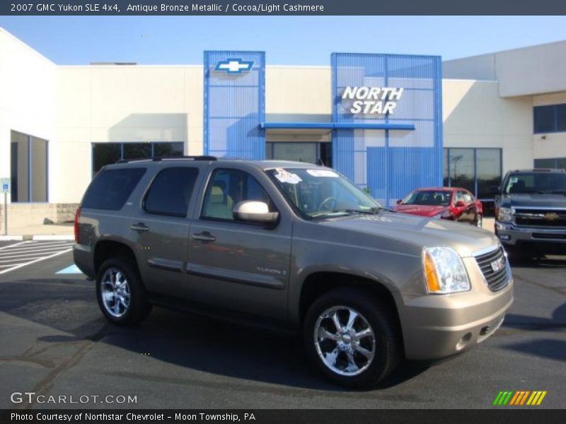 Antique Bronze Metallic / Cocoa/Light Cashmere 2007 GMC Yukon SLE 4x4