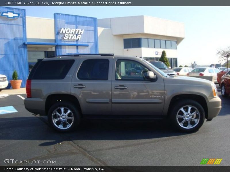 Antique Bronze Metallic / Cocoa/Light Cashmere 2007 GMC Yukon SLE 4x4