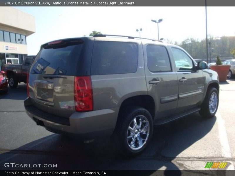 Antique Bronze Metallic / Cocoa/Light Cashmere 2007 GMC Yukon SLE 4x4