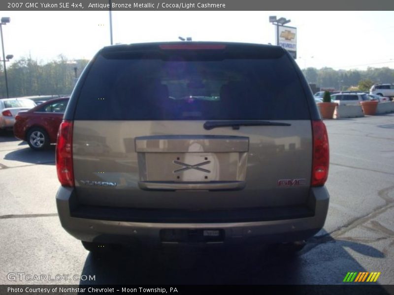 Antique Bronze Metallic / Cocoa/Light Cashmere 2007 GMC Yukon SLE 4x4