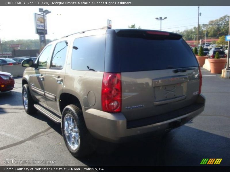 Antique Bronze Metallic / Cocoa/Light Cashmere 2007 GMC Yukon SLE 4x4