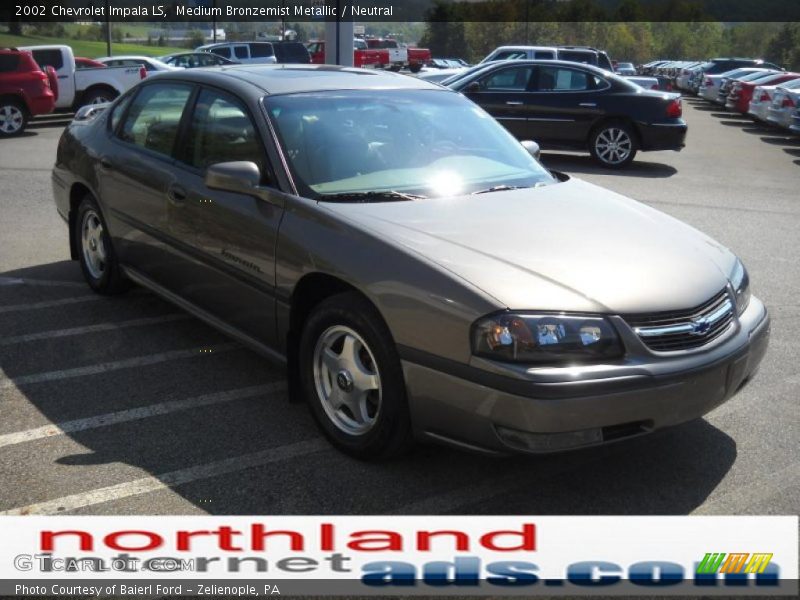 Medium Bronzemist Metallic / Neutral 2002 Chevrolet Impala LS