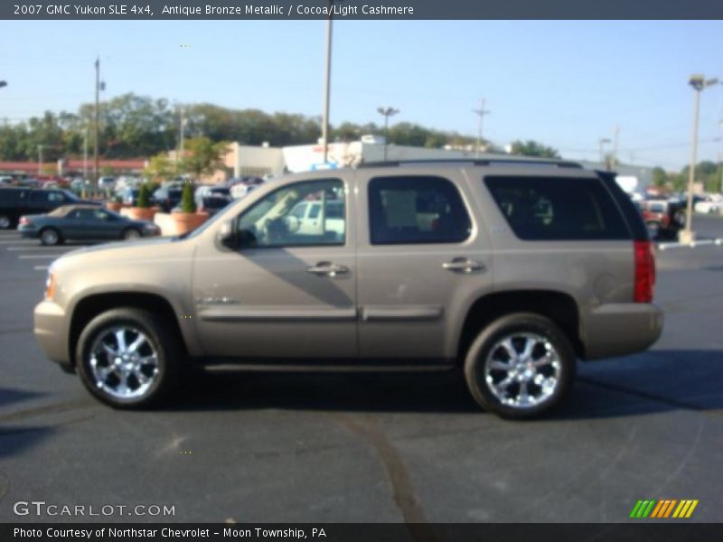 Antique Bronze Metallic / Cocoa/Light Cashmere 2007 GMC Yukon SLE 4x4