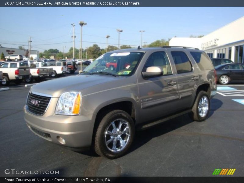 Antique Bronze Metallic / Cocoa/Light Cashmere 2007 GMC Yukon SLE 4x4