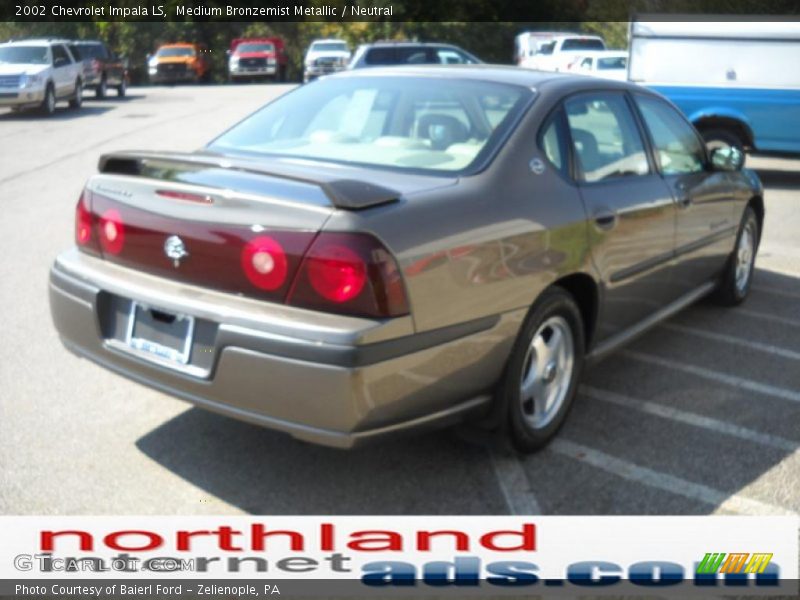 Medium Bronzemist Metallic / Neutral 2002 Chevrolet Impala LS