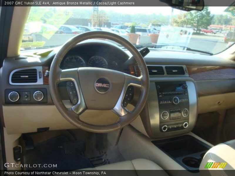 Antique Bronze Metallic / Cocoa/Light Cashmere 2007 GMC Yukon SLE 4x4