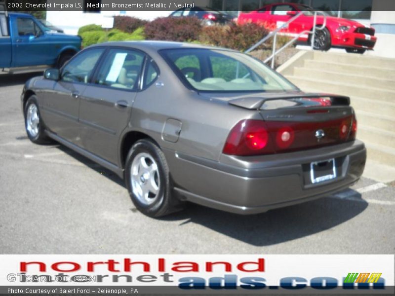 Medium Bronzemist Metallic / Neutral 2002 Chevrolet Impala LS