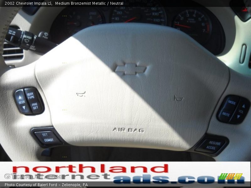Medium Bronzemist Metallic / Neutral 2002 Chevrolet Impala LS