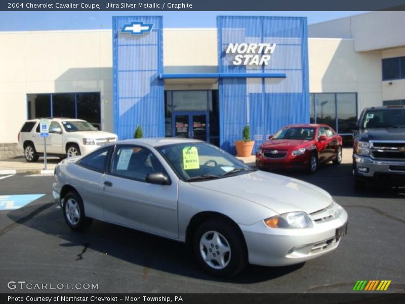 Ultra Silver Metallic / Graphite 2004 Chevrolet Cavalier Coupe