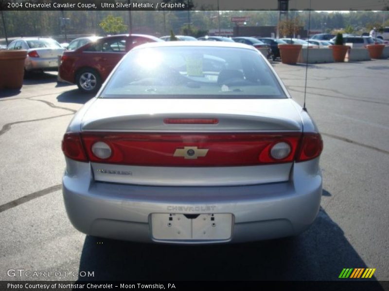 Ultra Silver Metallic / Graphite 2004 Chevrolet Cavalier Coupe