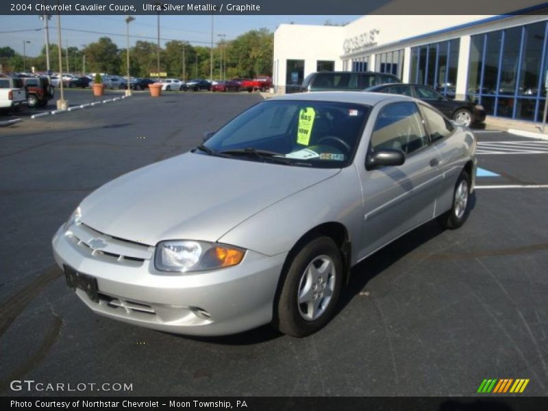 Ultra Silver Metallic / Graphite 2004 Chevrolet Cavalier Coupe
