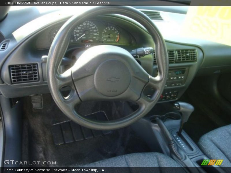Ultra Silver Metallic / Graphite 2004 Chevrolet Cavalier Coupe