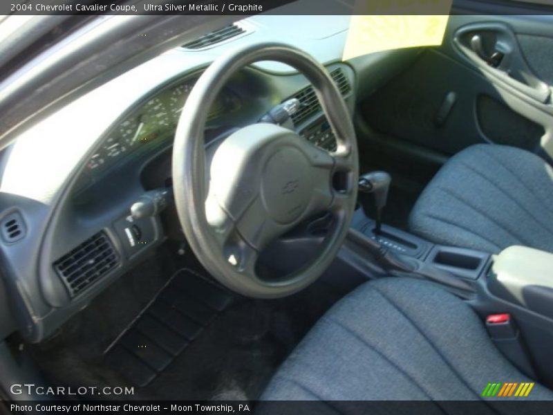 Ultra Silver Metallic / Graphite 2004 Chevrolet Cavalier Coupe