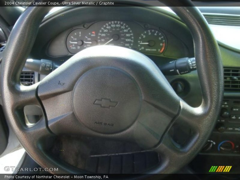 Ultra Silver Metallic / Graphite 2004 Chevrolet Cavalier Coupe