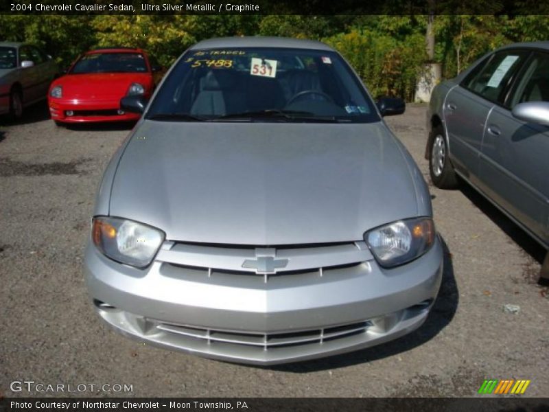 Ultra Silver Metallic / Graphite 2004 Chevrolet Cavalier Sedan