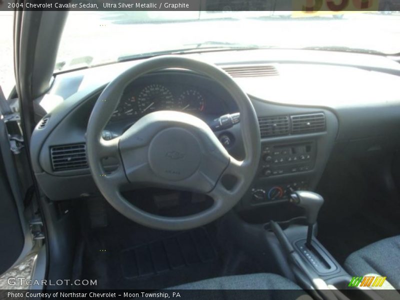 Ultra Silver Metallic / Graphite 2004 Chevrolet Cavalier Sedan