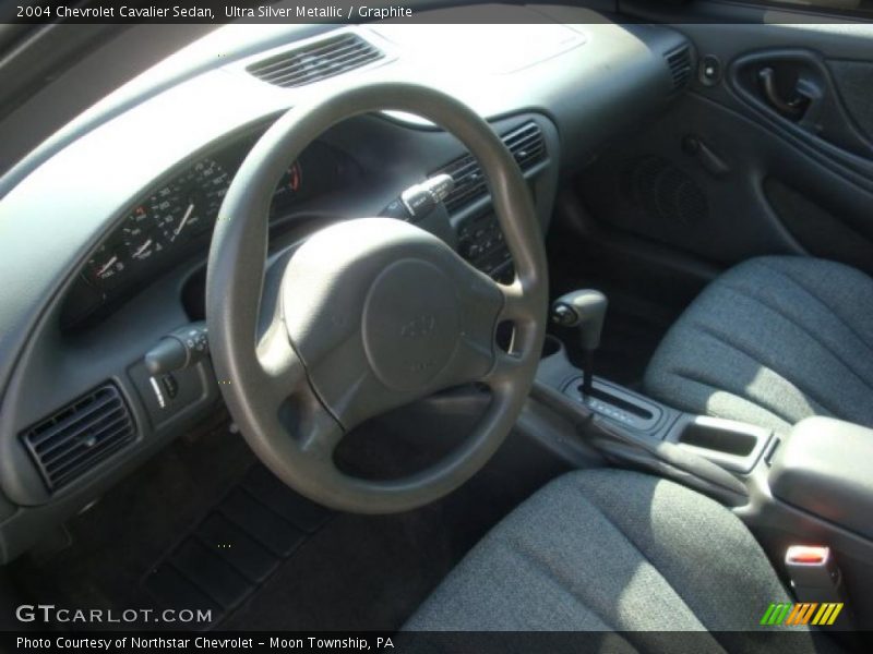 Ultra Silver Metallic / Graphite 2004 Chevrolet Cavalier Sedan