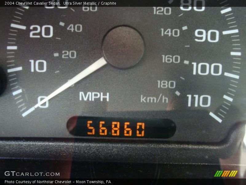 Ultra Silver Metallic / Graphite 2004 Chevrolet Cavalier Sedan