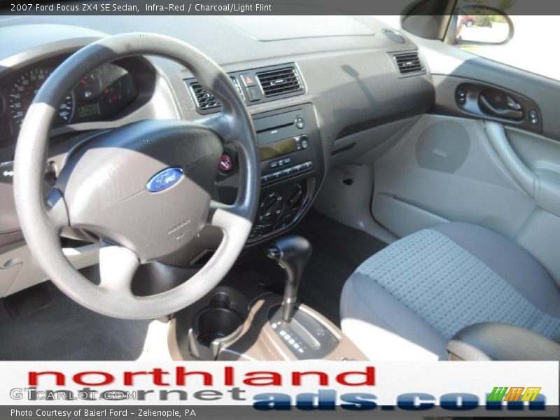 Infra-Red / Charcoal/Light Flint 2007 Ford Focus ZX4 SE Sedan