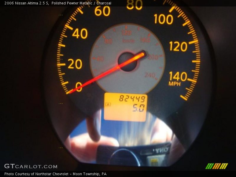 Polished Pewter Metallic / Charcoal 2006 Nissan Altima 2.5 S