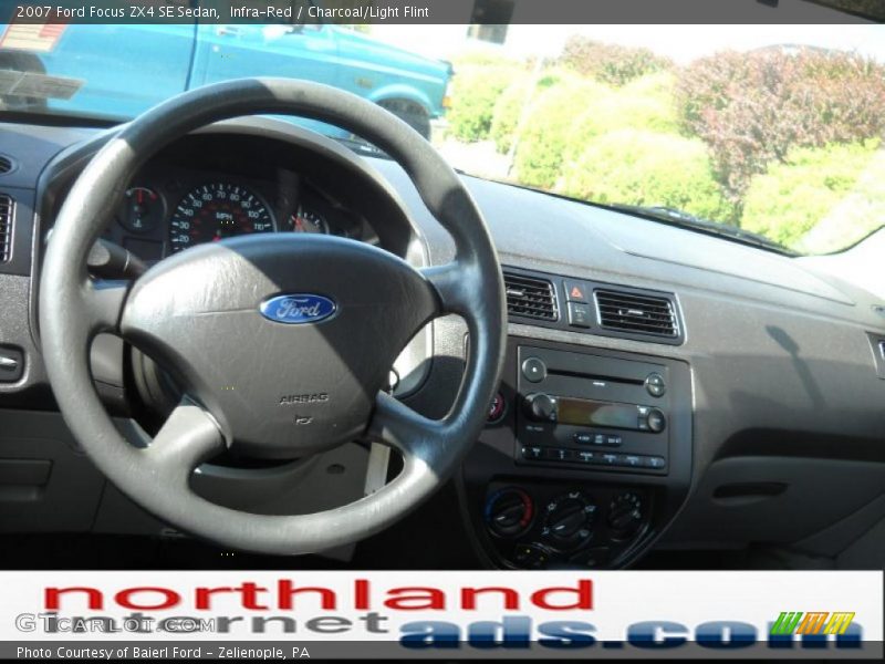 Infra-Red / Charcoal/Light Flint 2007 Ford Focus ZX4 SE Sedan