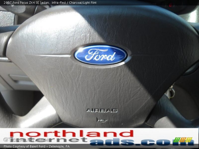 Infra-Red / Charcoal/Light Flint 2007 Ford Focus ZX4 SE Sedan