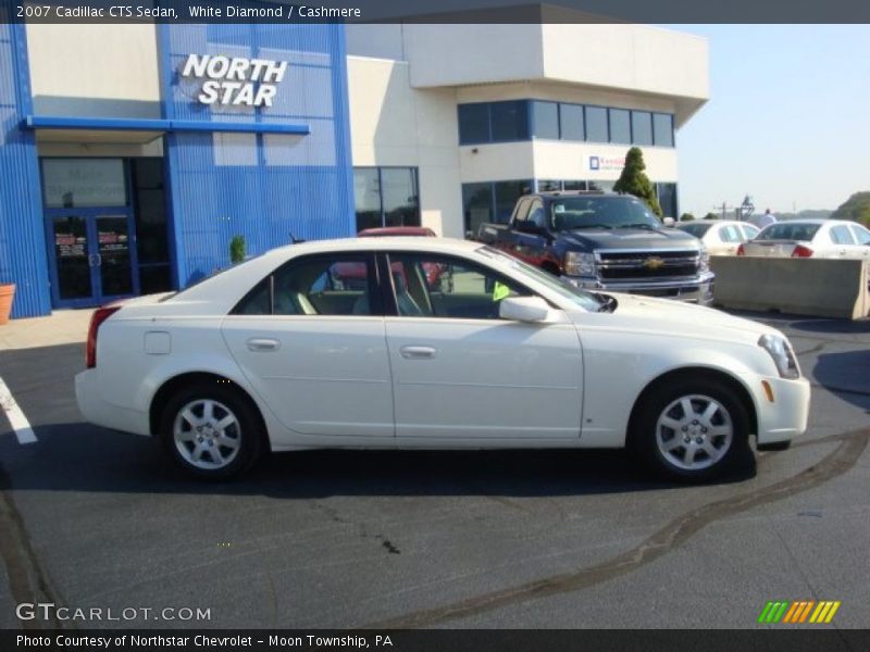 White Diamond / Cashmere 2007 Cadillac CTS Sedan