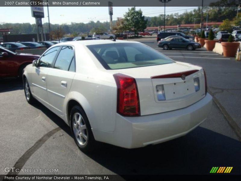 White Diamond / Cashmere 2007 Cadillac CTS Sedan