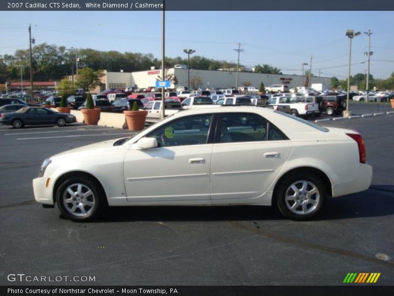 White Diamond / Cashmere 2007 Cadillac CTS Sedan