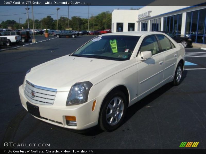 White Diamond / Cashmere 2007 Cadillac CTS Sedan
